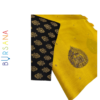 Yellow Silk Linen Saree